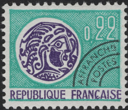 SCG5494 - France Marianne de Cocteau Definitive Stamps (1961–1962)