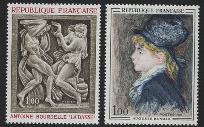 SCG5495 - France 1968 – Art Masterpieces by Bourdelle and Renoir