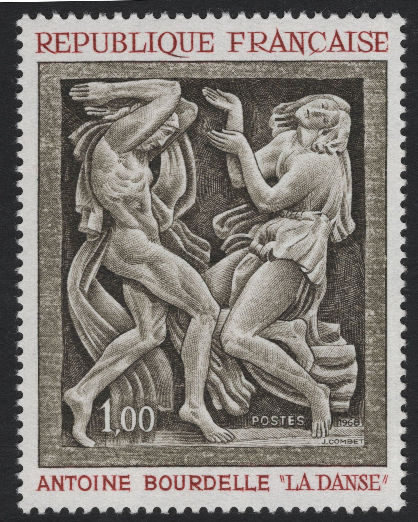 SCG5495 - France 1968 – Art Masterpieces by Bourdelle and Renoir