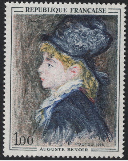 SCG5495 - France 1968 – Art Masterpieces by Bourdelle and Renoir
