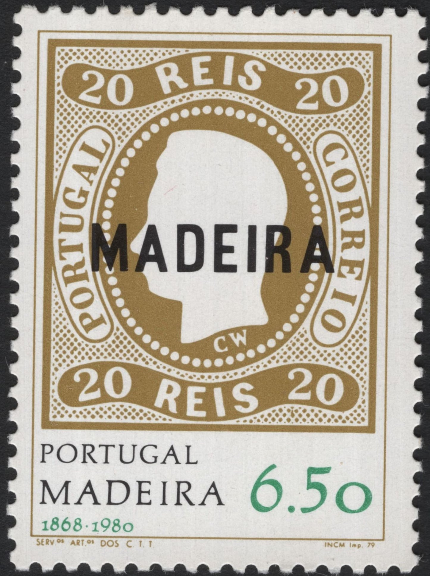 SCG5492 - Portugal Madeira 1868–1980 Centenary Overprint Set