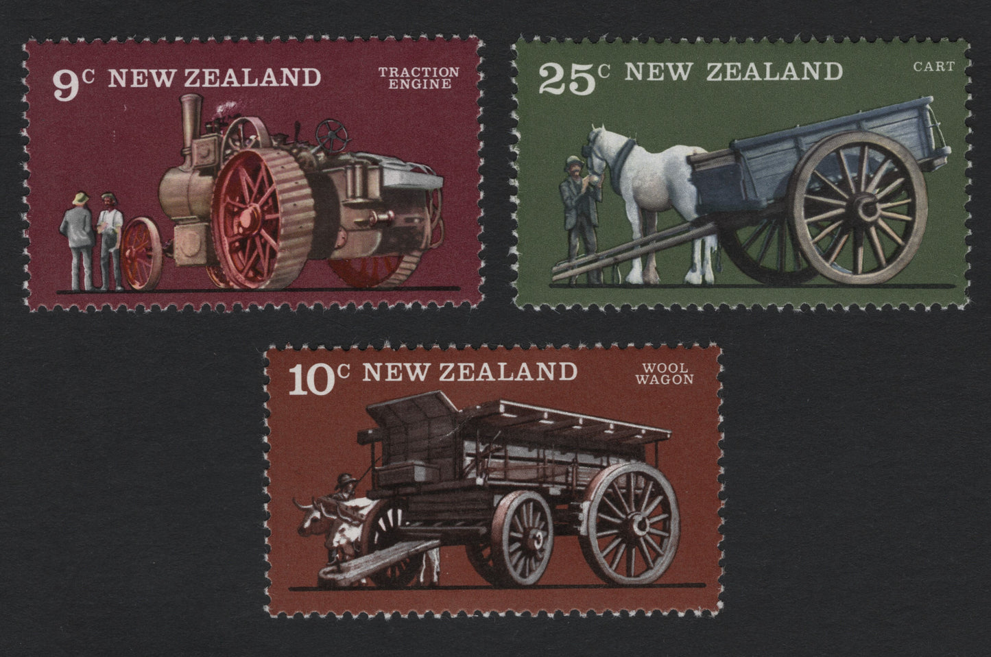 SCG5528 - New Zealand – Traditional Transport Set (1974)