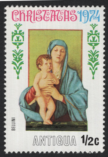 SCG5527 - Antigua 1974 Christmas Stamp Set – Renaissance Madonnas