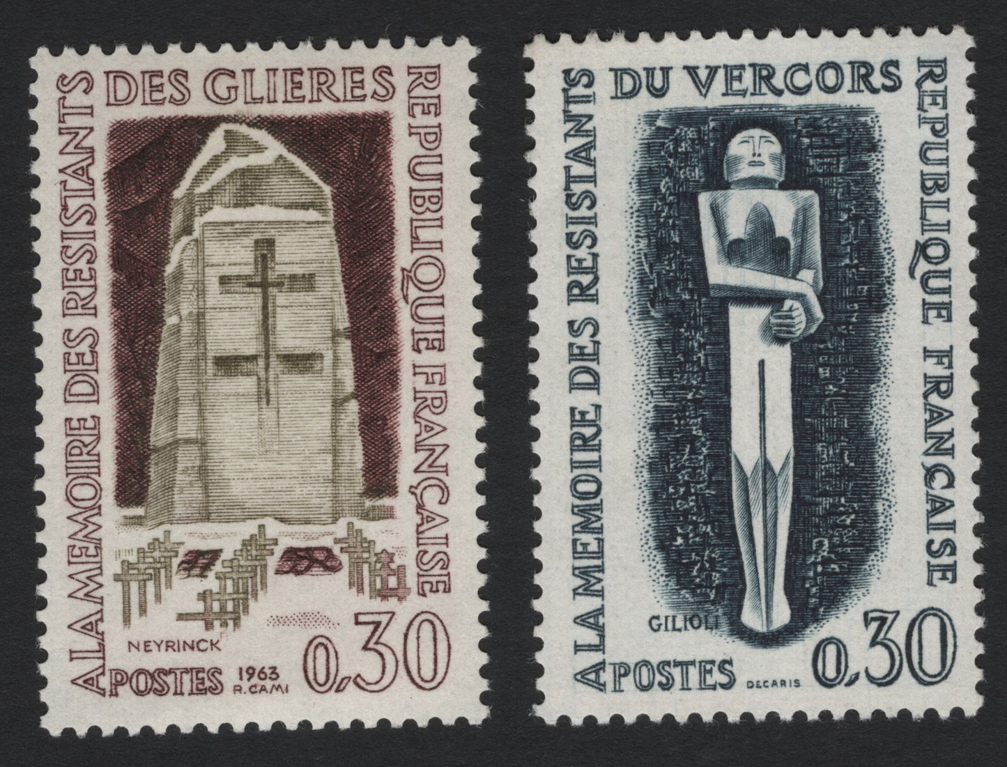 SCG5534 - France 1963 – Memorials to the French Resistance (Glières & Vercors)