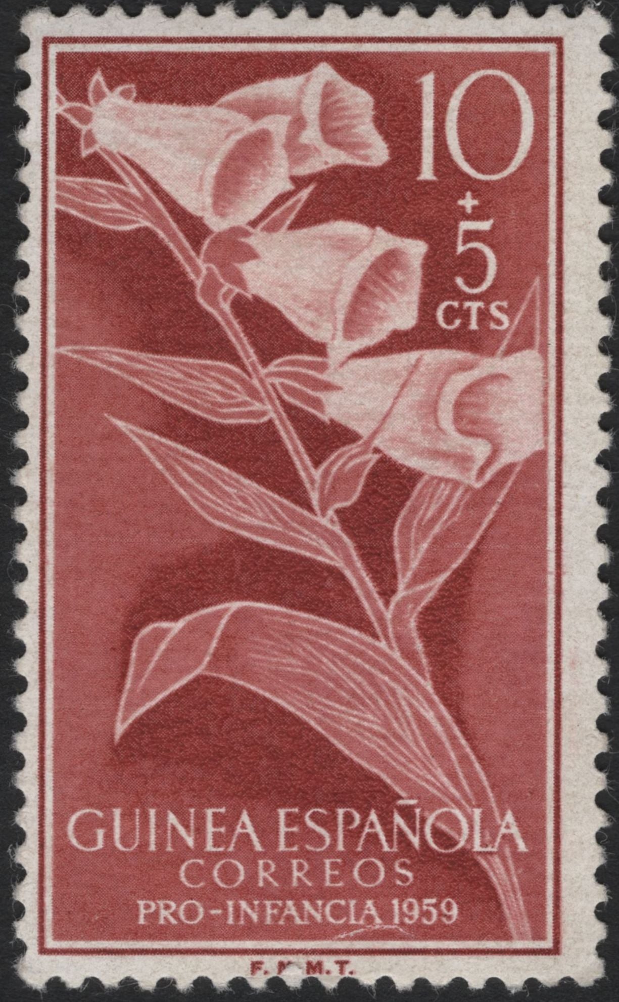 SCG5536 - Spanish Guinea Charity Flower Issues – 1952 & 1959