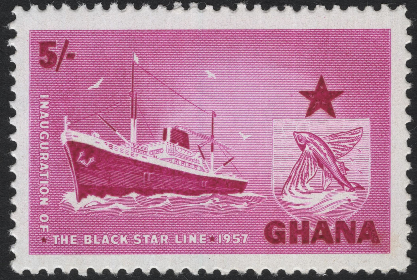 SCG5530 - Ghana 1957 – Inauguration of the Black Star Line