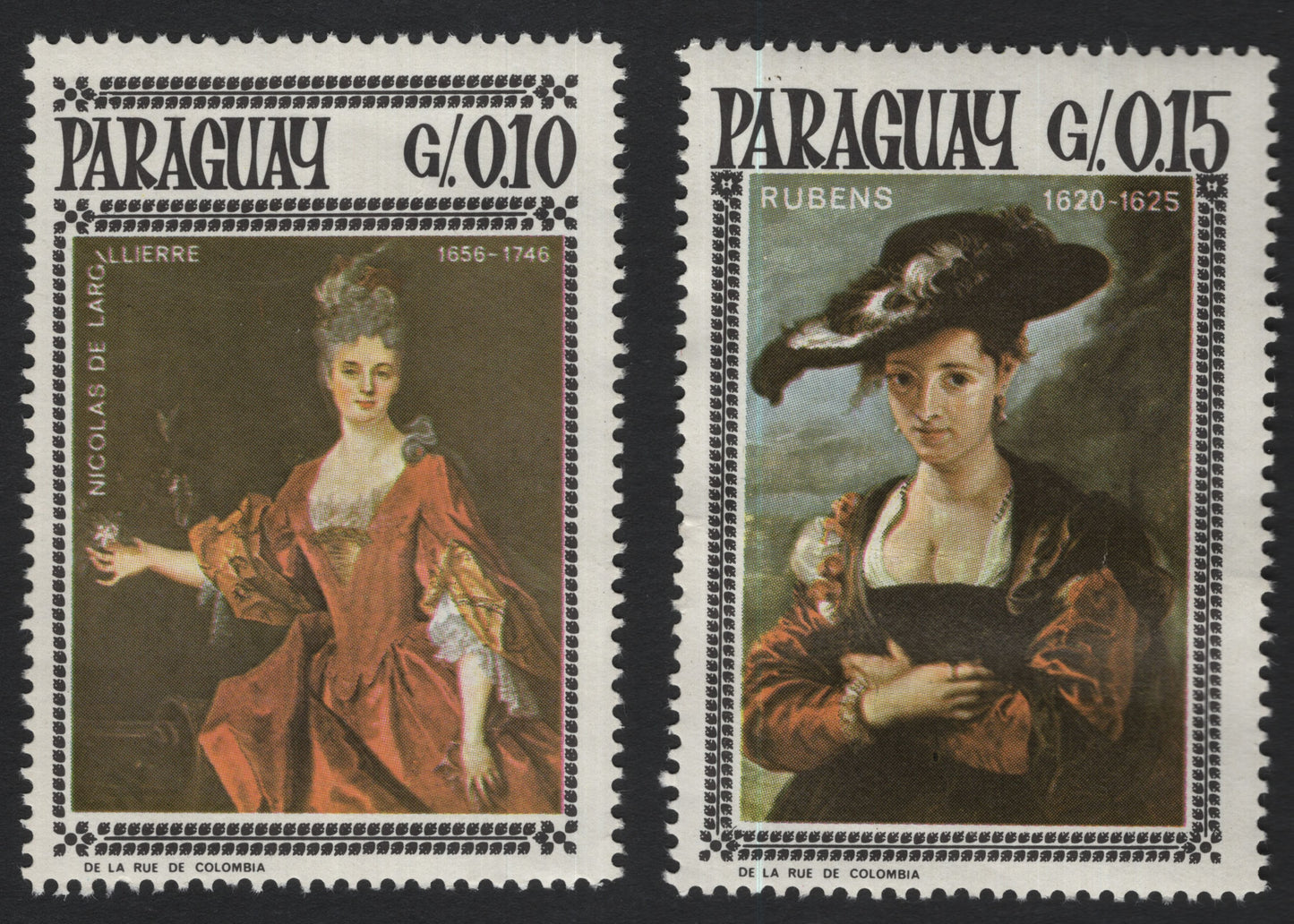 SCG5541 - Paraguay 1970 – Masterpieces of Art Series: Rubens & Largillierre Portraits