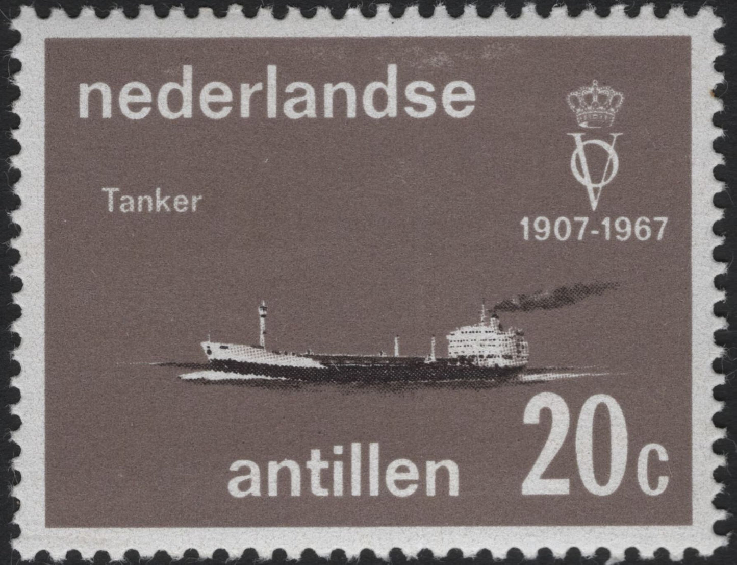 SCG5543 - Netherlands Antilles 1967 "Ship Types" Issue – 60 Years of Shipping Commemoration