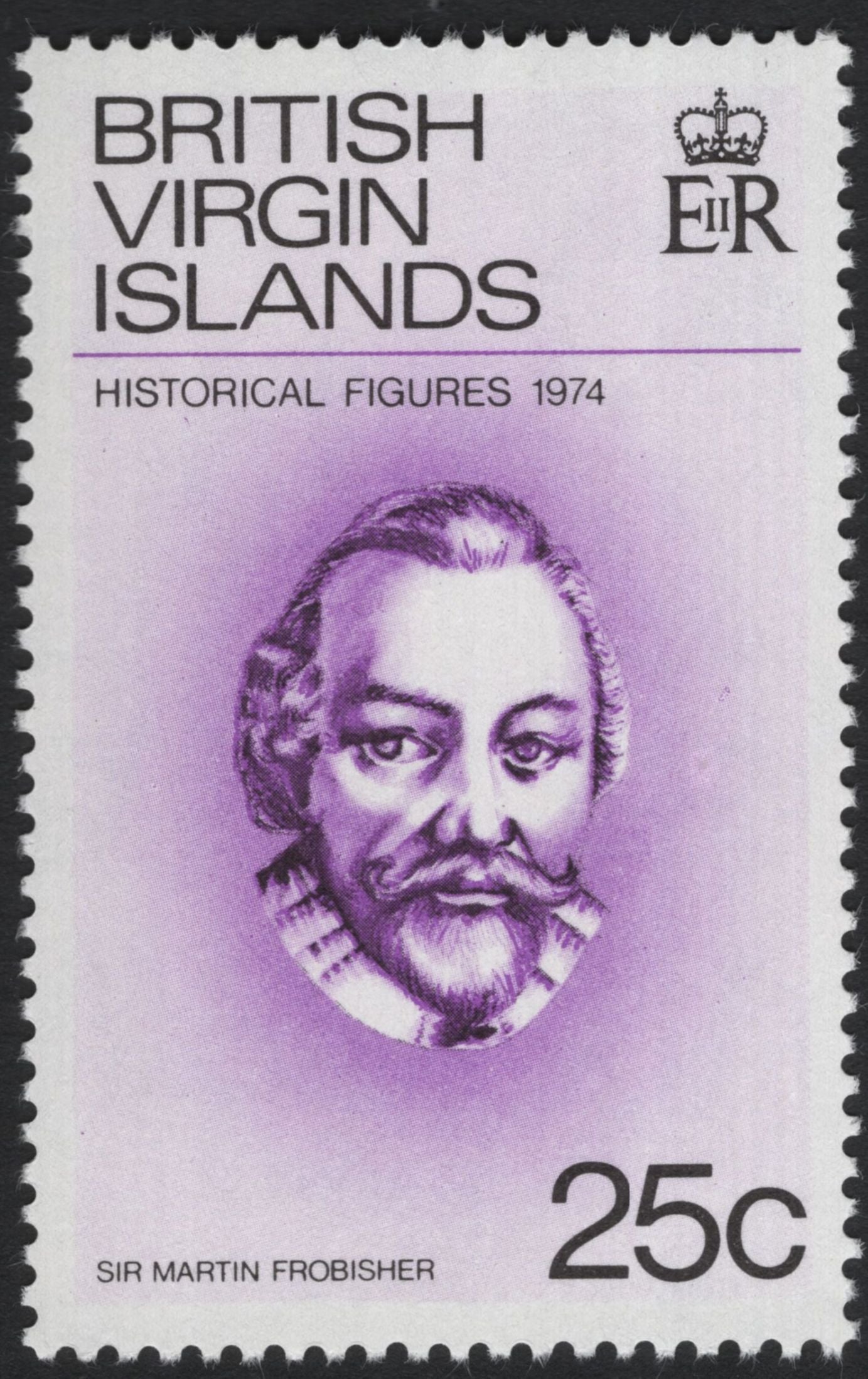 SCG5544 - Philatelic Entry — British Virgin Islands 1974 “Historical Figures” Set