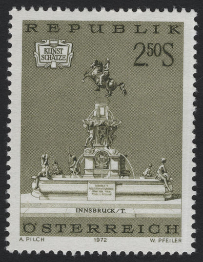SCG5554 - Austria 1972 “Art Treasures” – Historic Fountains Series