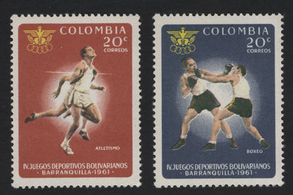 SCG5549 - Colombia 1961 – IV Bolivarian Games (Athletics & Boxing)