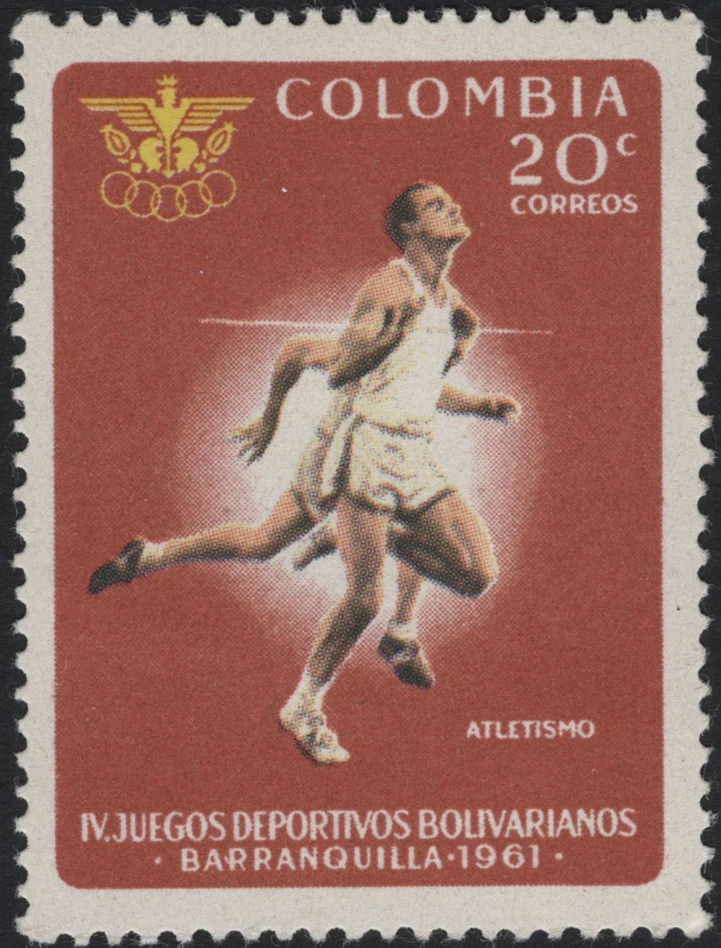 SCG5549 - Colombia 1961 – IV Bolivarian Games (Athletics & Boxing)