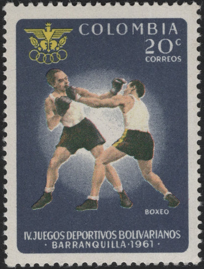 SCG5549 - Colombia 1961 – IV Bolivarian Games (Athletics & Boxing)