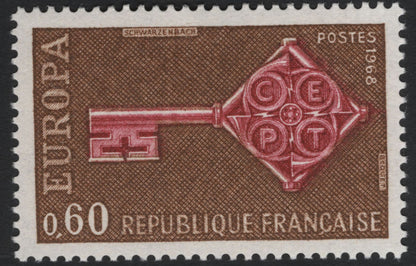 SCG5550 - France 1968 Europa – CEPT Key Design Set