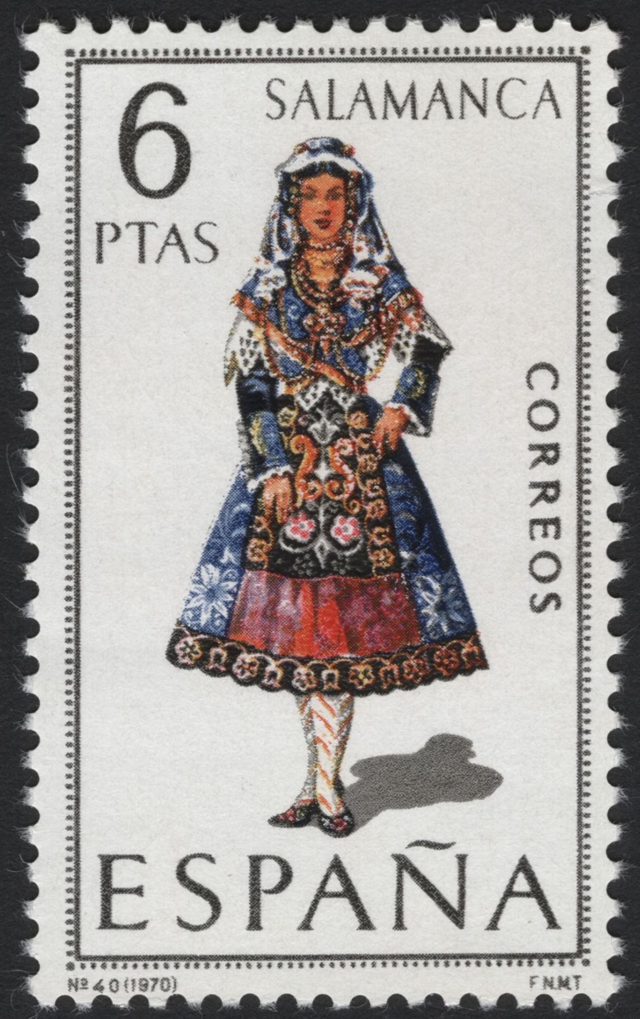 SCG5559 - 🇪🇸 Spain 1970 – Regional Costumes (6 Ptas Series)
