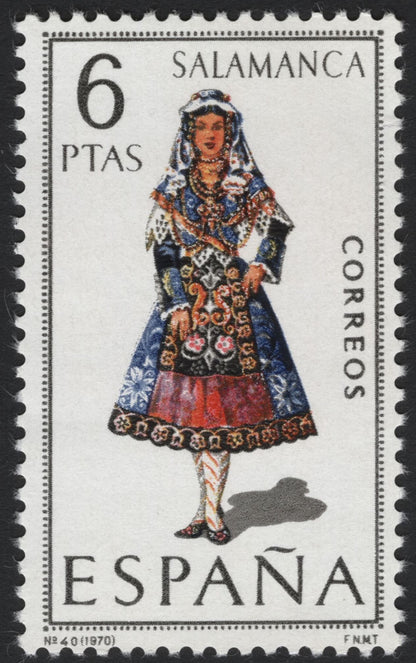 SCG5559 - 🇪🇸 Spain 1970 – Regional Costumes (6 Ptas Series)