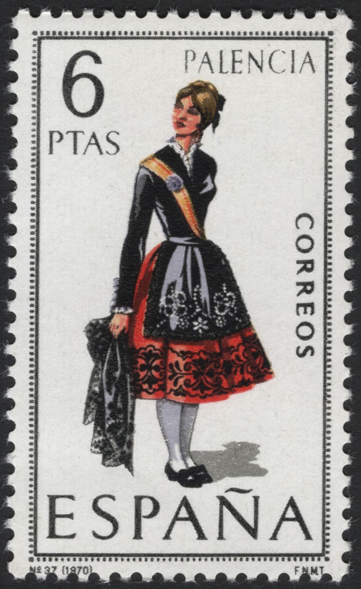 SCG5559 - 🇪🇸 Spain 1970 – Regional Costumes (6 Ptas Series)