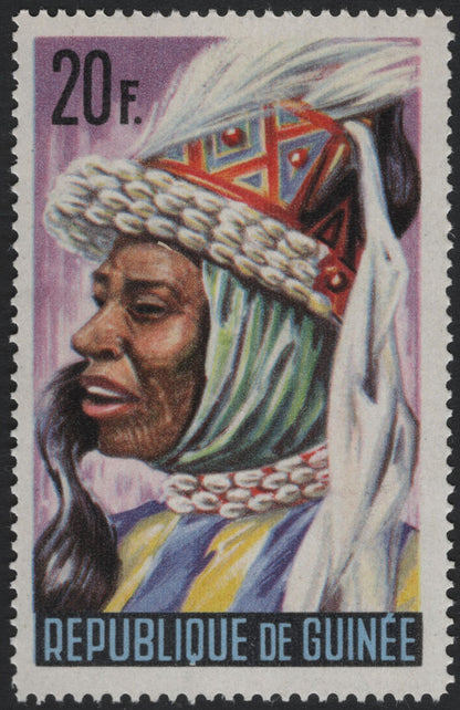 SCG5557 - Guinea Traditional Masks and Tribal Headdresses – 1970s Issue