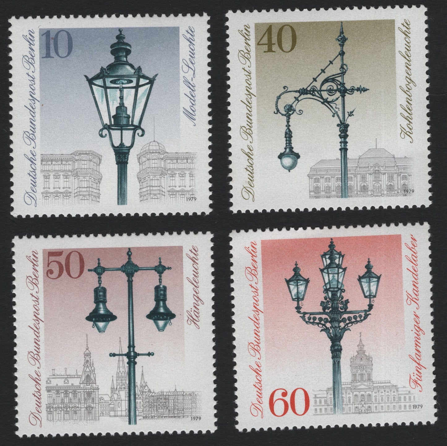 SCG5558 - Germany (Berlin) 1979 — Historic Street Lamps Issue