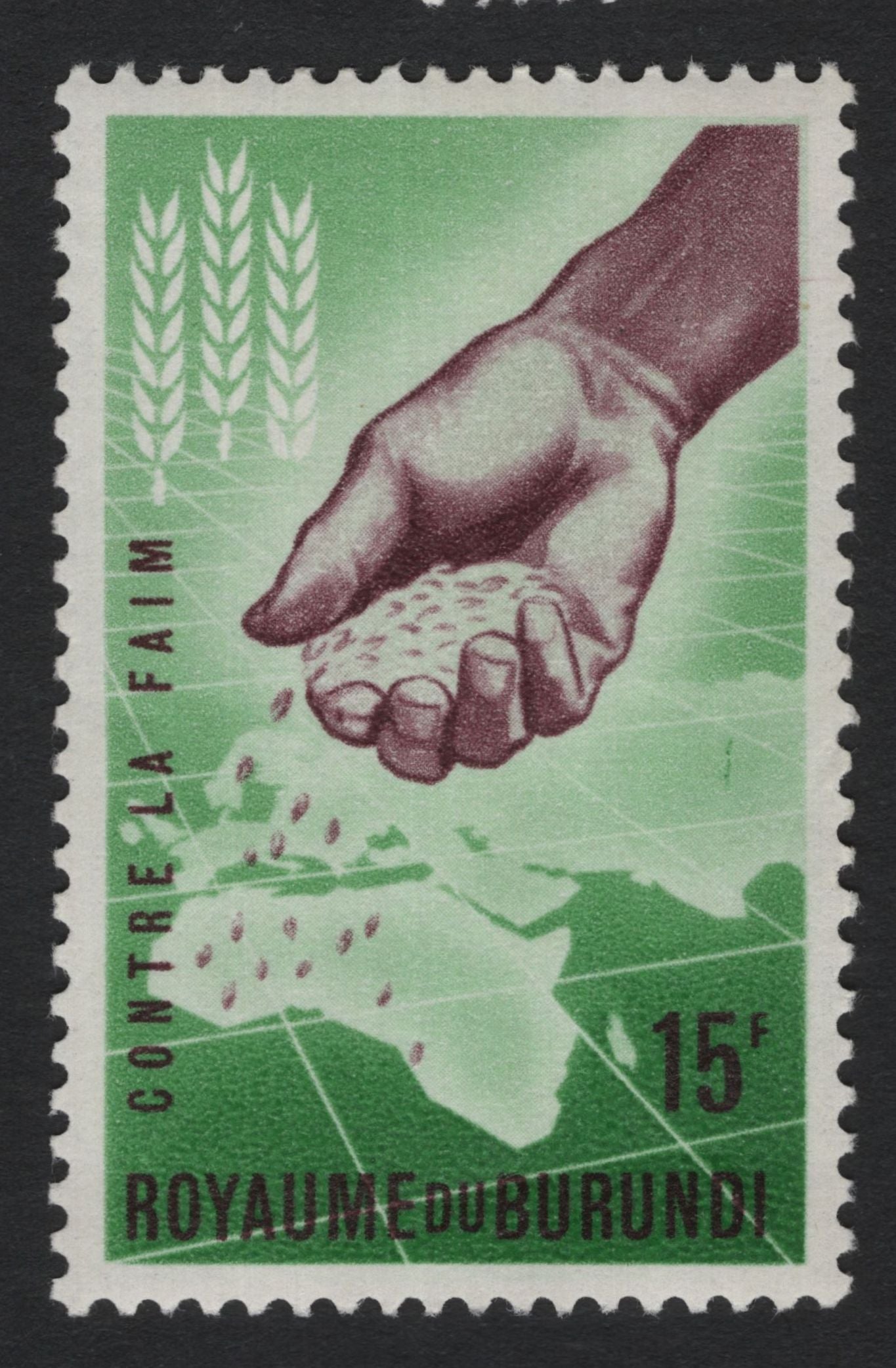 SCG5574 - Burundi “Fight Against Hunger” Issue – 1960s Humanitarian Set