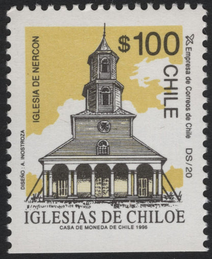 SCG5580 - Chile 1995–1996 “Iglesias de Chiloé” Church Architecture Issue