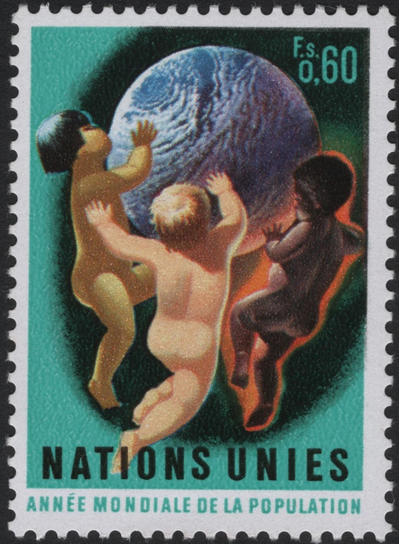 SCG5576 - United Nations 1974 – World Population Year Issue