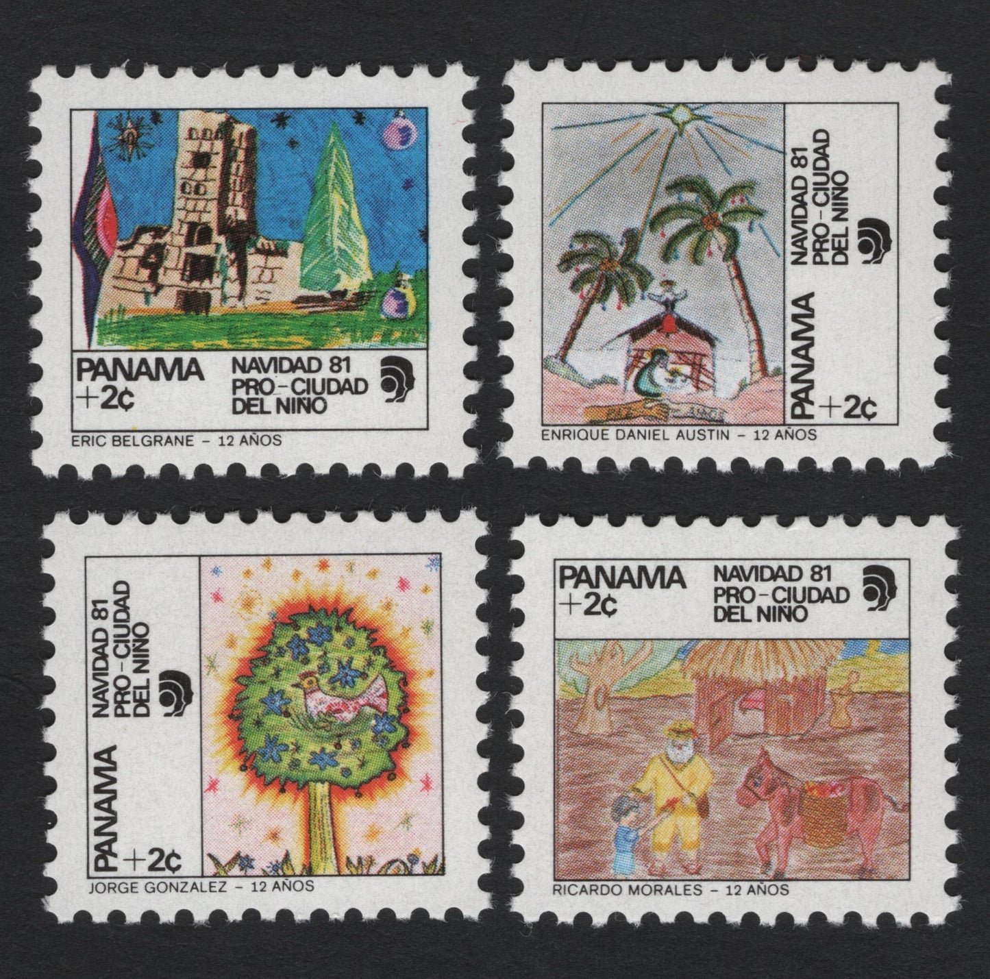 SCG5588 - Panama 1981 Christmas – “Navidad 81 Pro-Ciudad del Niño” Set