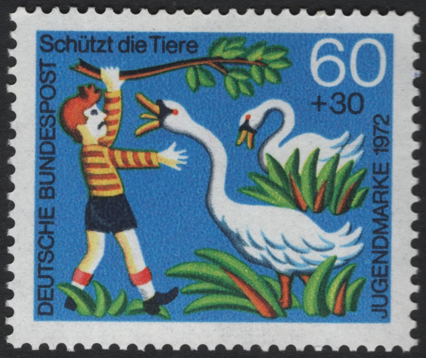 SCG5594 - 🇩🇪 Germany 1972 – “Protect the Animals” (Schützt die Tiere) – Youth Welfare Issue