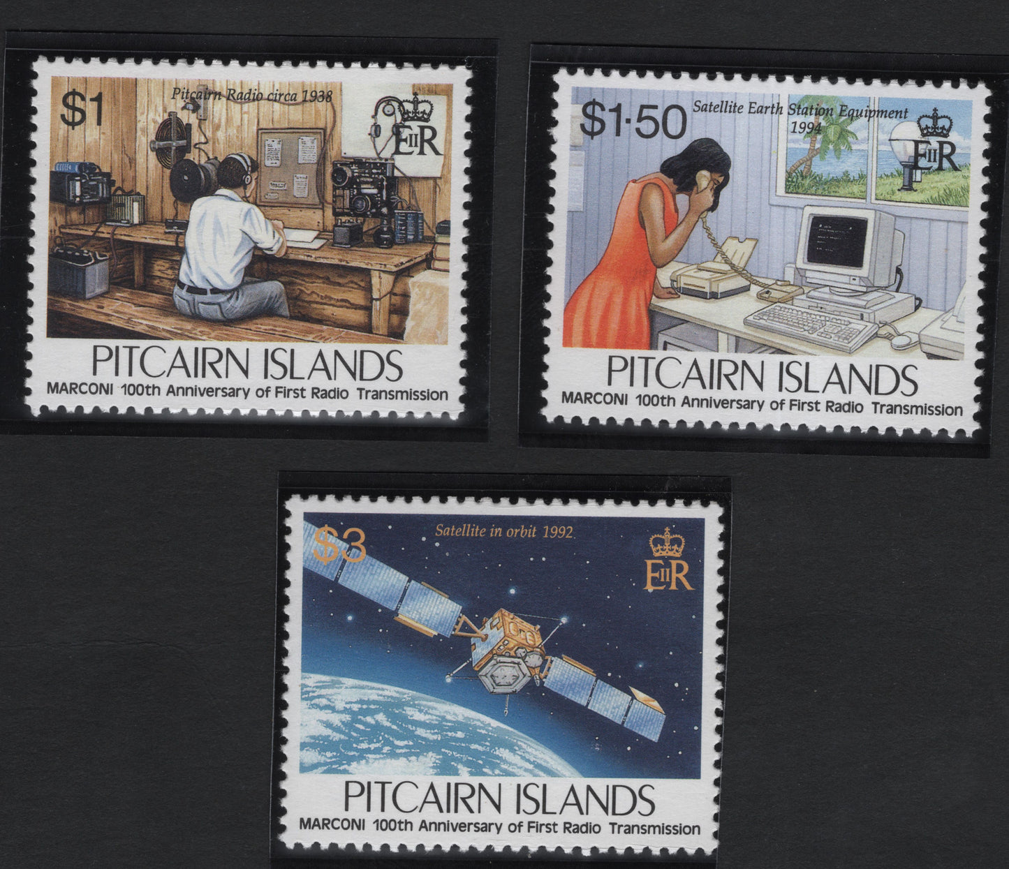 SCG5595 - Pitcairn Islands 1995 – Marconi Centenary of Radio Transmission
