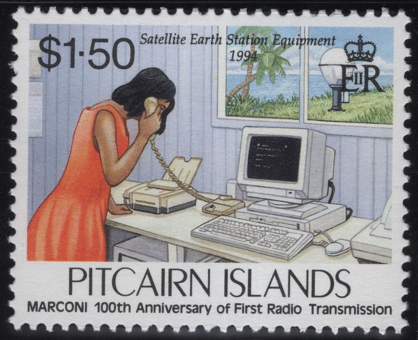 SCG5595 - Pitcairn Islands 1995 – Marconi Centenary of Radio Transmission