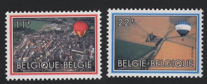 SCG5593 - Belgium 1983 Hot Air Balloon Views Set