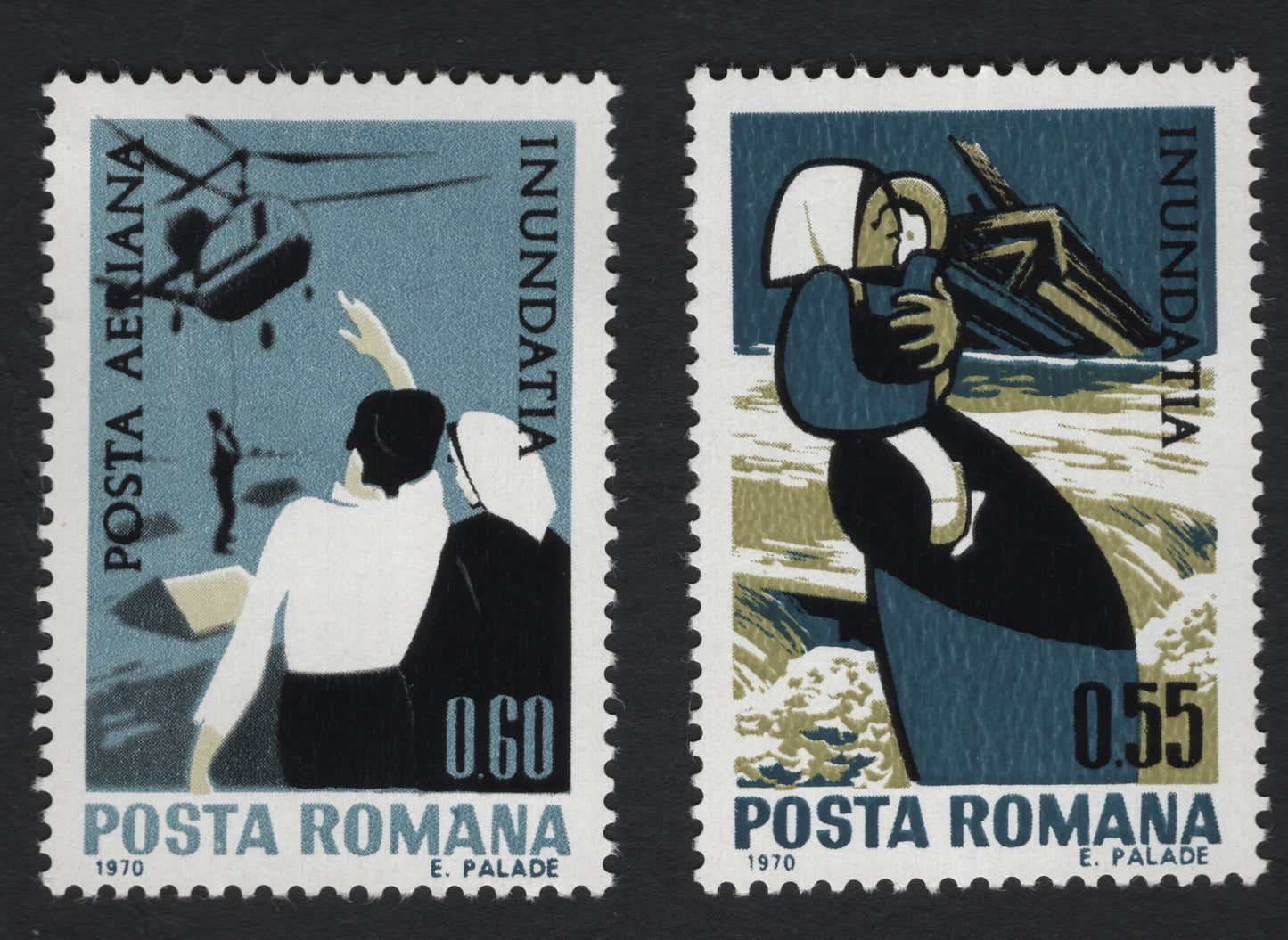 SCG5560 - Romania 1970 Flood Relief Issue – Humanitarian Rescue and Survival