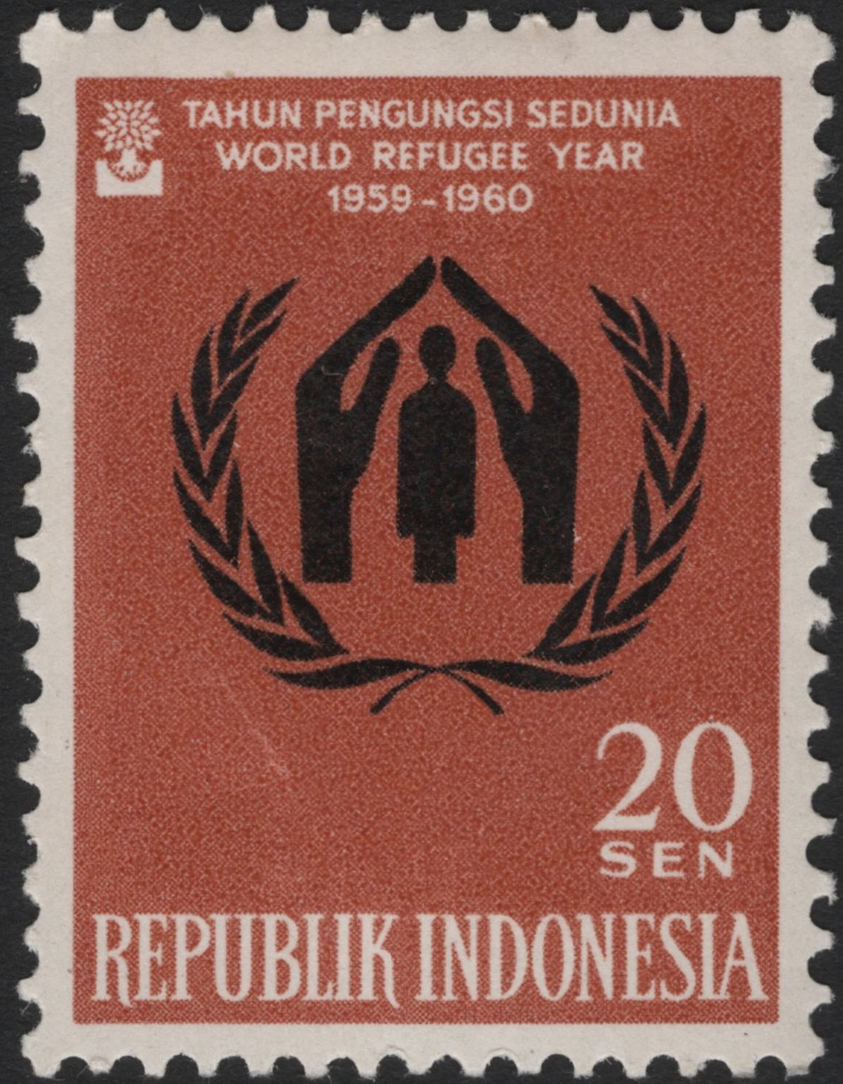 SCG5567 - Indonesia 1959–60 World Refugee Year Stamp Set