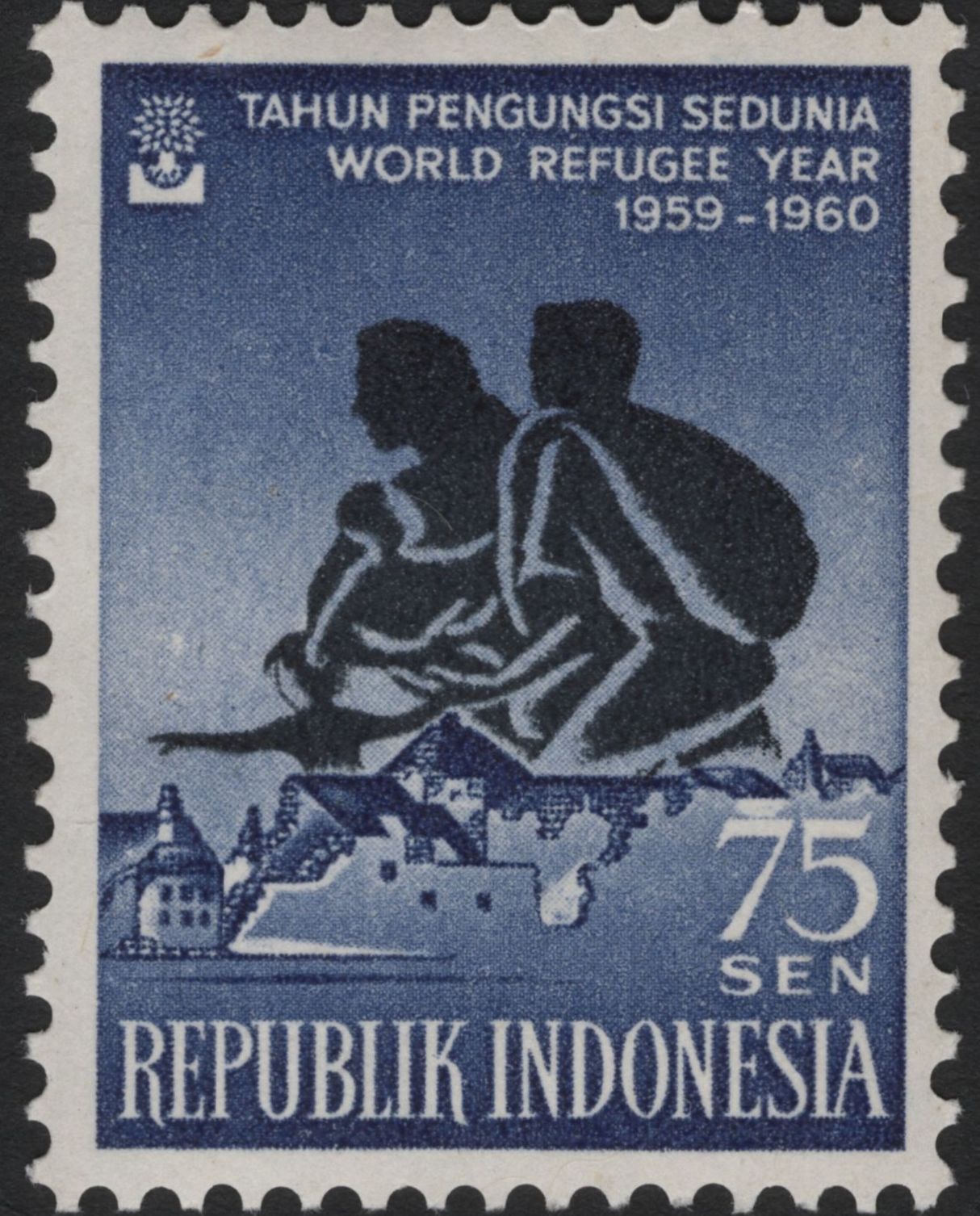 SCG5567 - Indonesia 1959–60 World Refugee Year Stamp Set