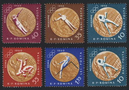 SCG5568 - 🇷🇴 Romania – Olympic Games Commemorative Set (1956–1960)