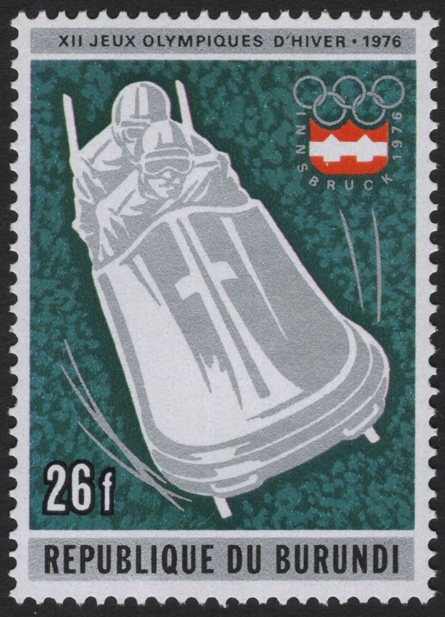 SCG5566 - Burundi 1976 Winter Olympics – Innsbruck Games Commemorative Set