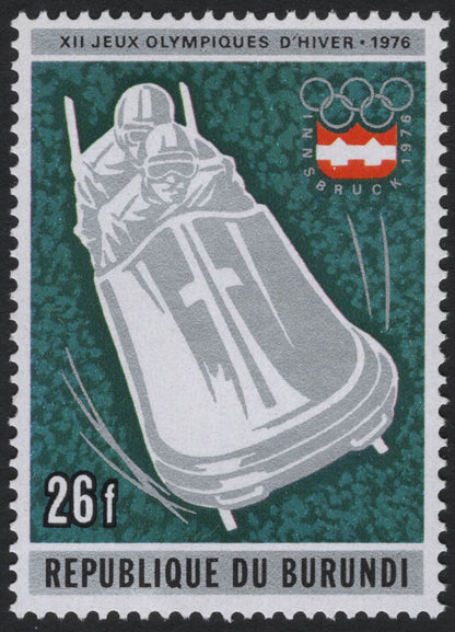 SCG5566 - Burundi 1976 Winter Olympics – Innsbruck Games Commemorative Set