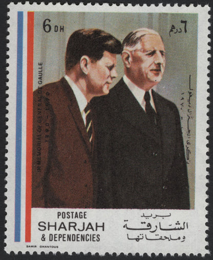 SCG5598 - Sharjah 1970 – In Memoriam of General Charles de Gaulle