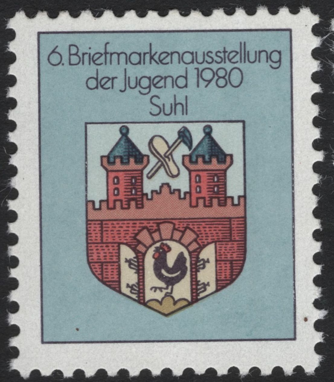 SCG5599 - East Germany 1980 Youth Stamp Exhibition – Suhl