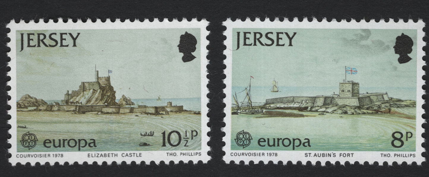 SCG5607 - Jersey 1978 Europa Forts – Elizabeth Castle & St. Aubin’s Fort