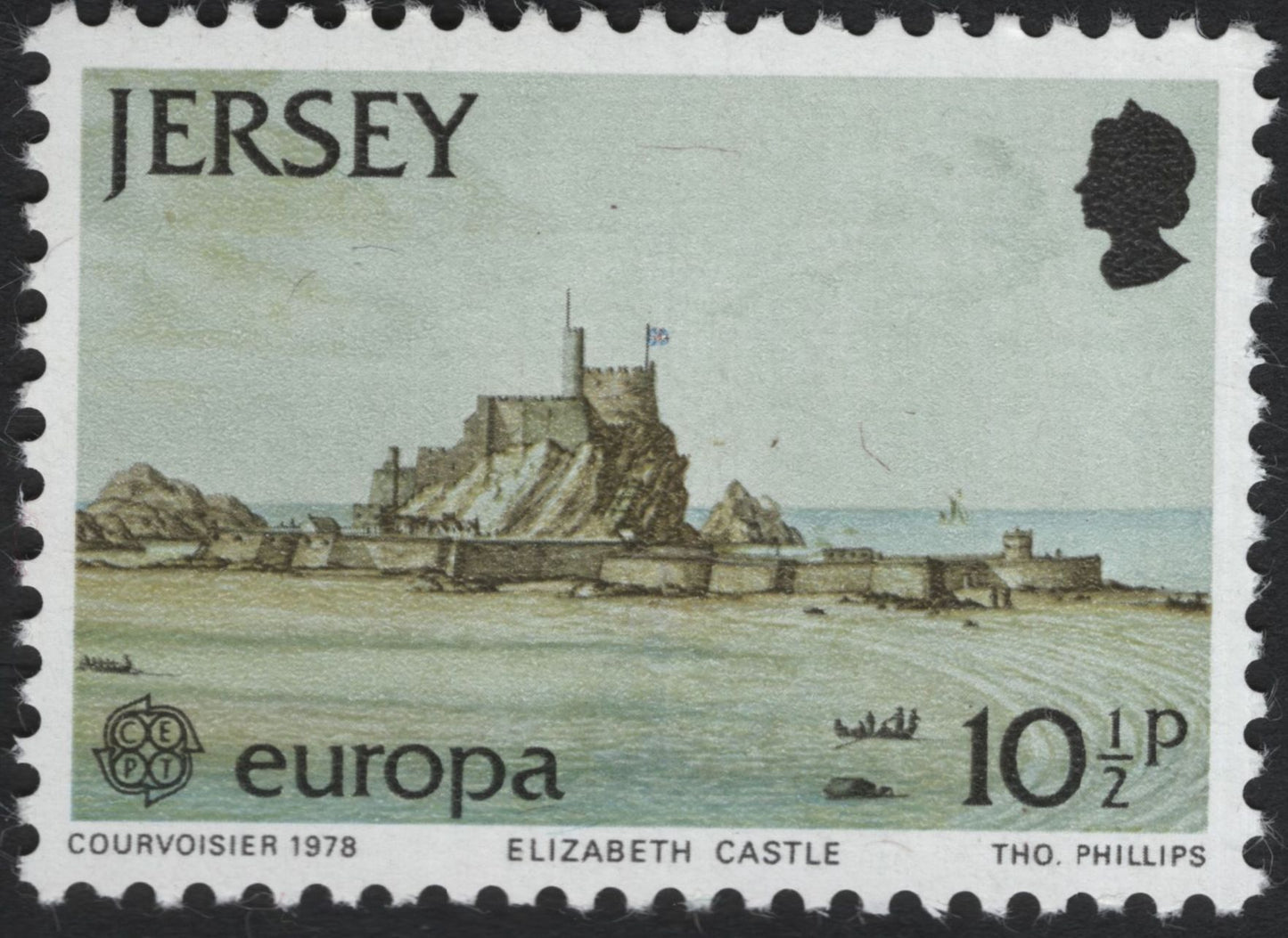 SCG5607 - Jersey 1978 Europa Forts – Elizabeth Castle & St. Aubin’s Fort