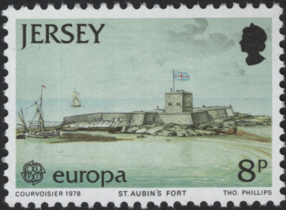 SCG5607 - Jersey 1978 Europa Forts – Elizabeth Castle & St. Aubin’s Fort