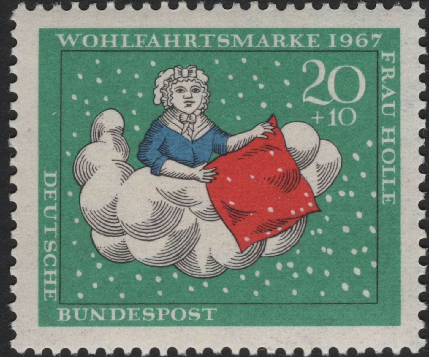 SCG5615 - 🇩🇪 Germany 1967 – “Frau Holle” Welfare Issue