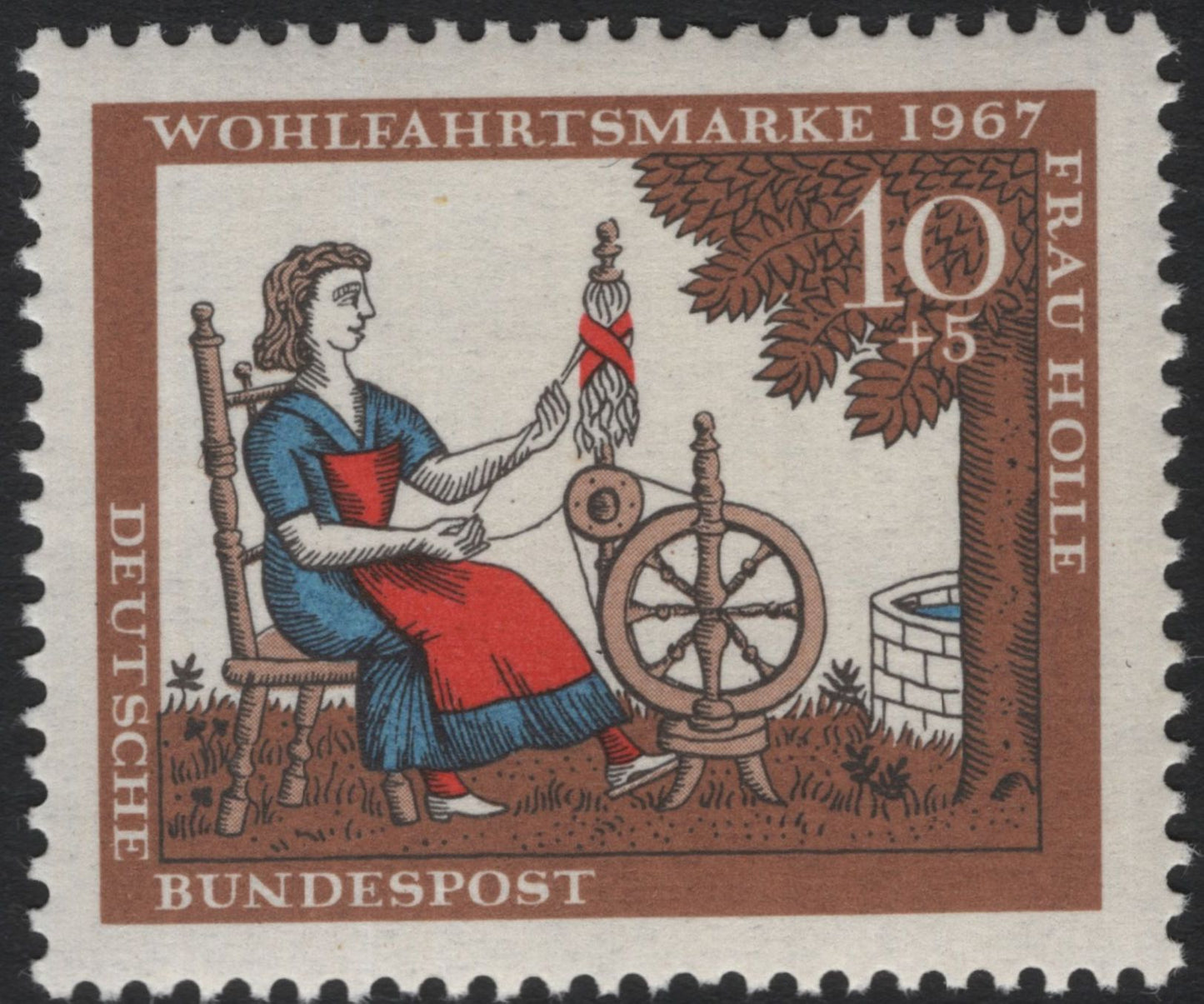 SCG5615 - 🇩🇪 Germany 1967 – “Frau Holle” Welfare Issue
