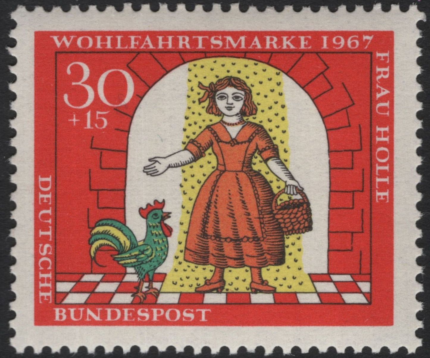 SCG5615 - 🇩🇪 Germany 1967 – “Frau Holle” Welfare Issue