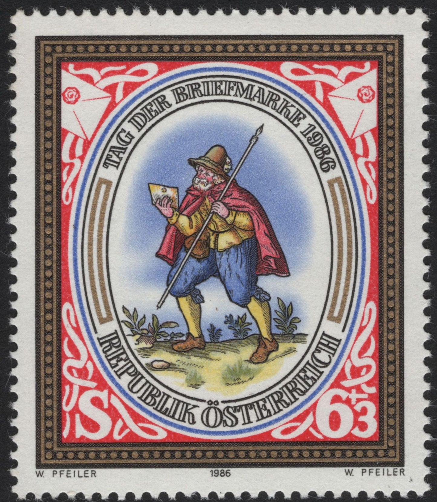 SCG5611 - Austria – Tag der Briefmarke Series (1985–1989)