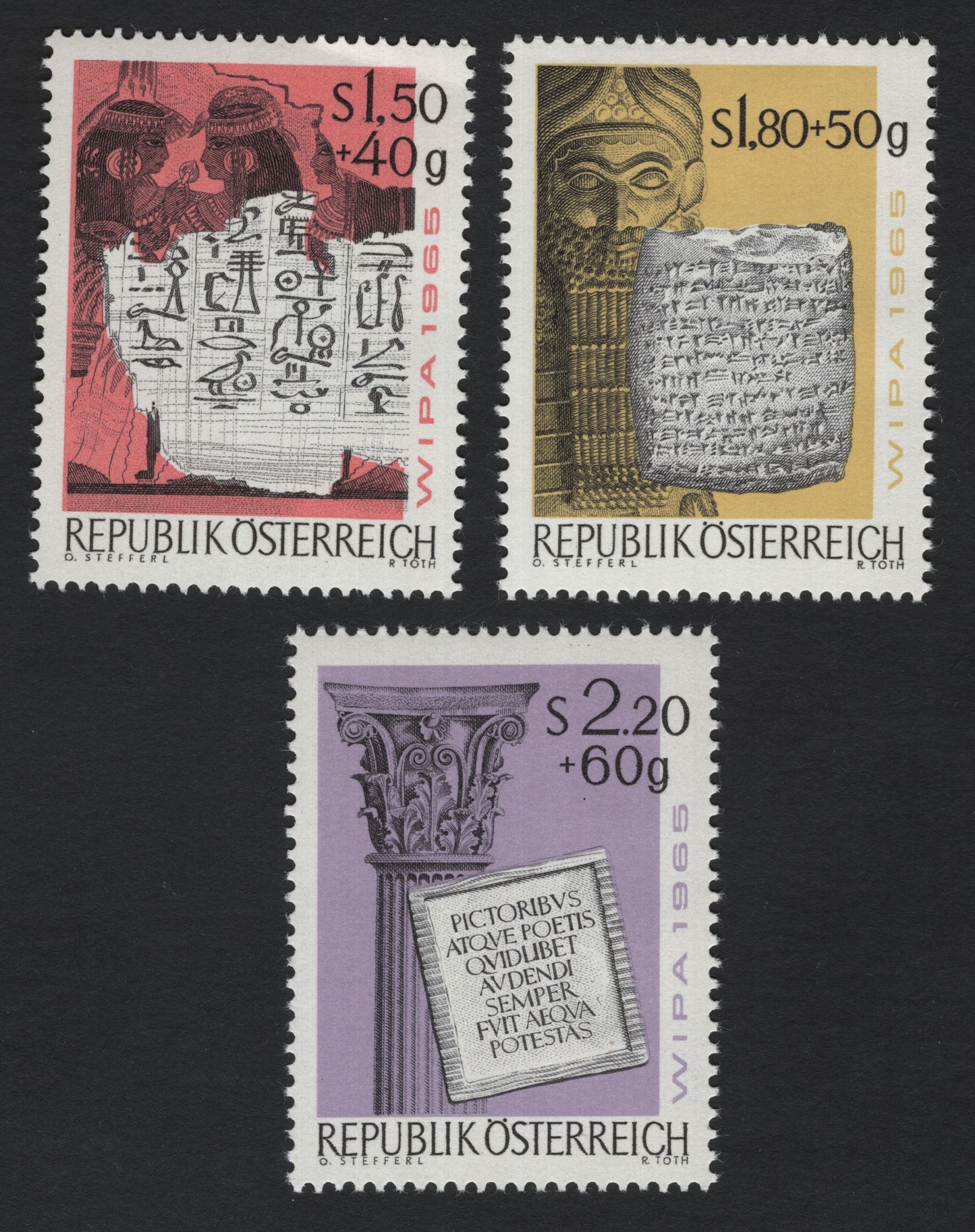 SCG5613 - Austria 1965 – WIPA International Philatelic Exhibition Semi-Postal Set