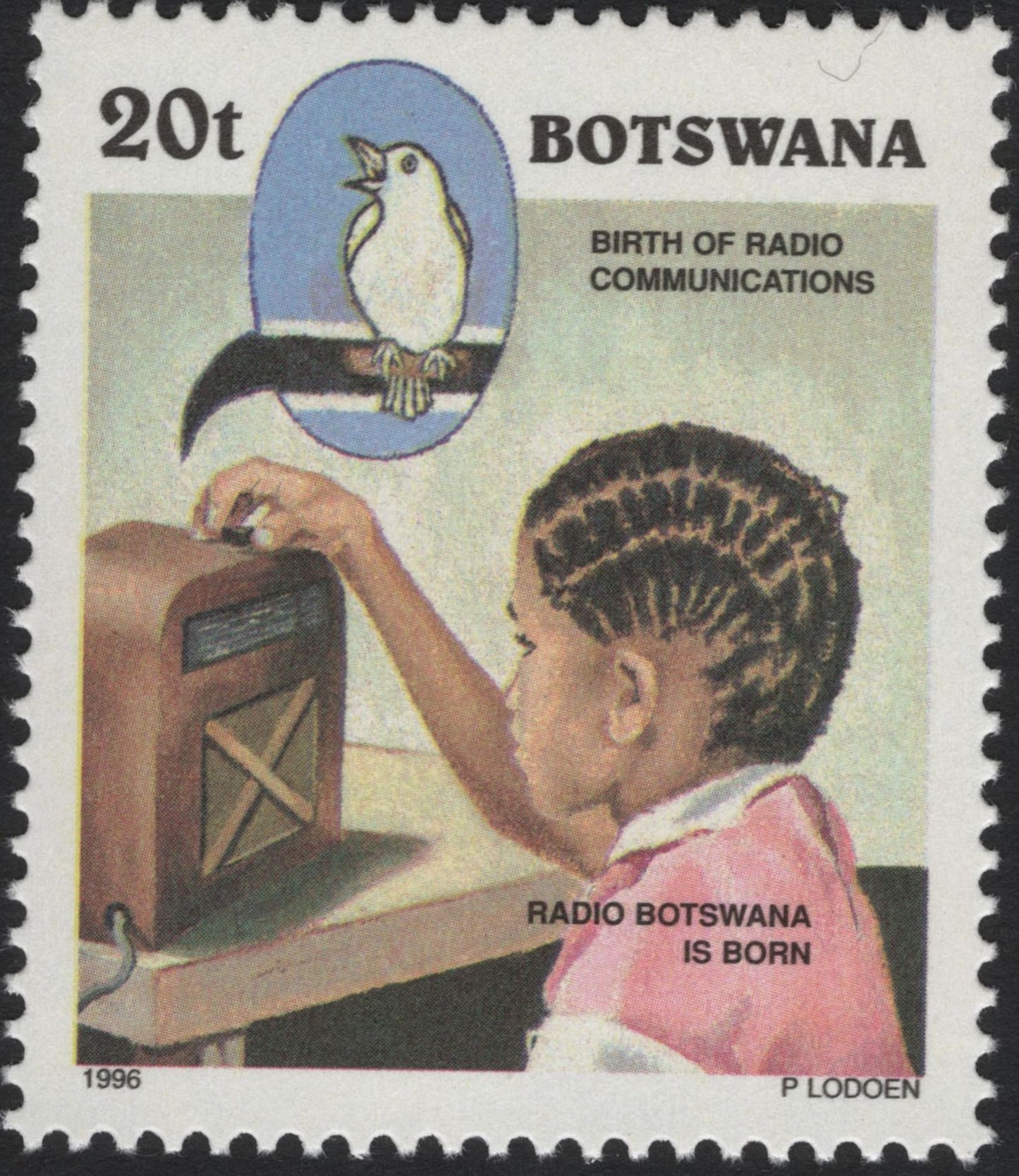 SCG5614 - Botswana 1996 – Birth of Radio Communications Set