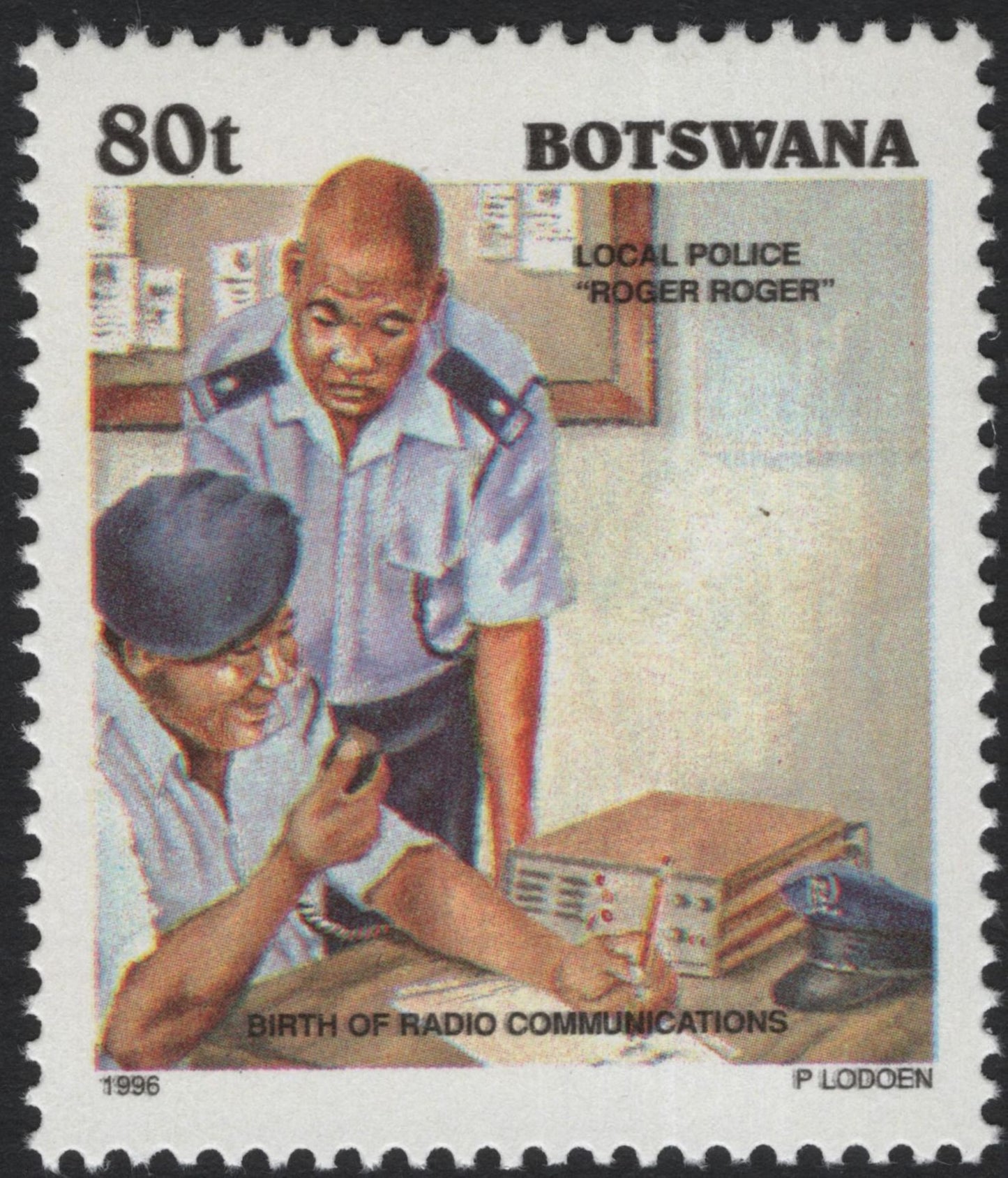 SCG5614 - Botswana 1996 – Birth of Radio Communications Set