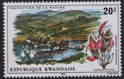 SCG5616 - Rwanda 1975 – Protection of Nature Series